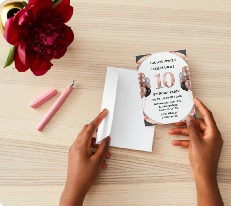 Custom Personalised Invitations
